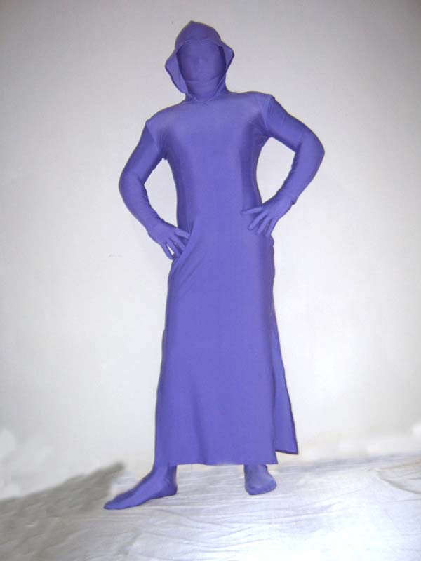 Purple One-piece Spandex Lycra Zentai Suit